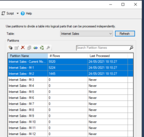Dynamically partitioning tables in SSAS Tabular model using SQL - Ben's ...