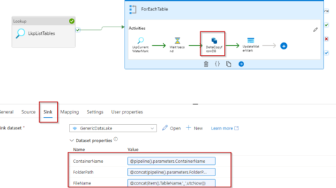 Incrementally load data from SQL database to azure data lake using ...